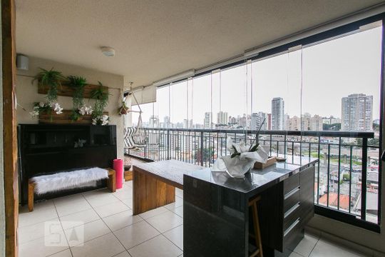 Varanda gourmet de apartamento para alugar com 3 quartos, 120m² em Parque da Vila Prudente, São Paulo