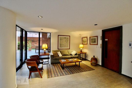 Hall social de apartamento à venda com 3 quartos, 130m² em Brooklin Paulista, São Paulo