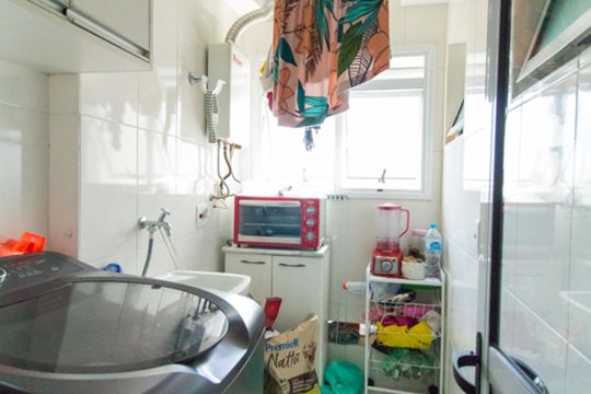 Área de Serviço de apartamento à venda com 3 quartos, 82m² em Moinho Velho, São Paulo
