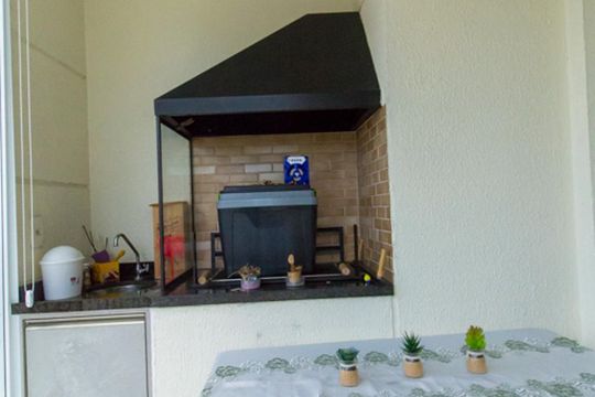 Varanda da Sala de apartamento à venda com 3 quartos, 82m² em Moinho Velho, São Paulo