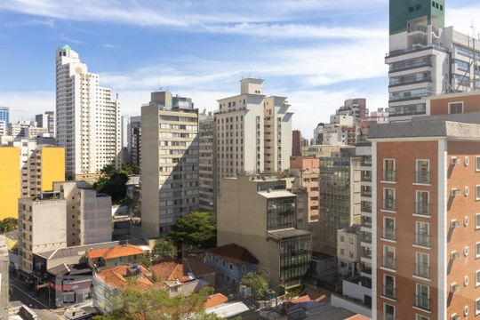 Vista do studio de kitnet/studio à venda com 1 quarto, 35m² em Consolação, São Paulo