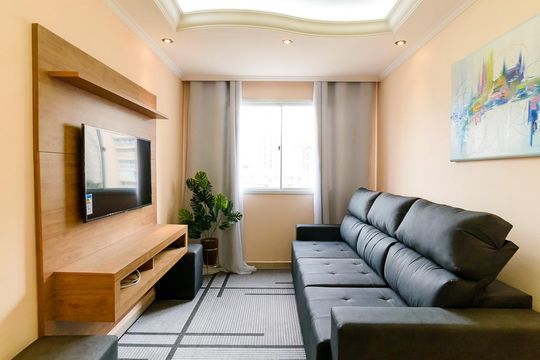 Sala de Estar de apartamento para alugar com 2 quartos, 80m² em Santa Paula, São Caetano do Sul