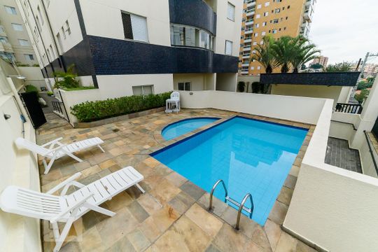 Área comum - Piscina de apartamento para alugar com 2 quartos, 80m² em Santa Paula, São Caetano do Sul