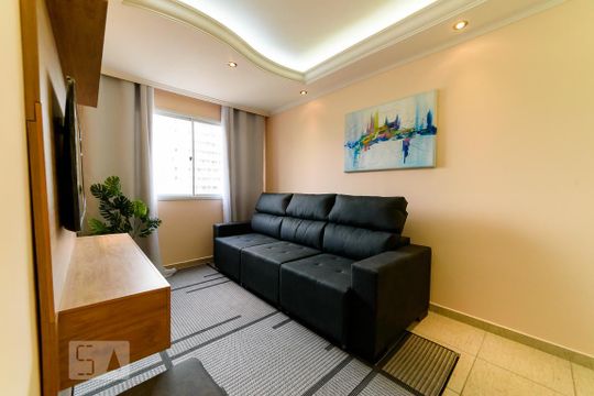 Sala de Estar de apartamento para alugar com 2 quartos, 80m² em Santa Paula, São Caetano do Sul