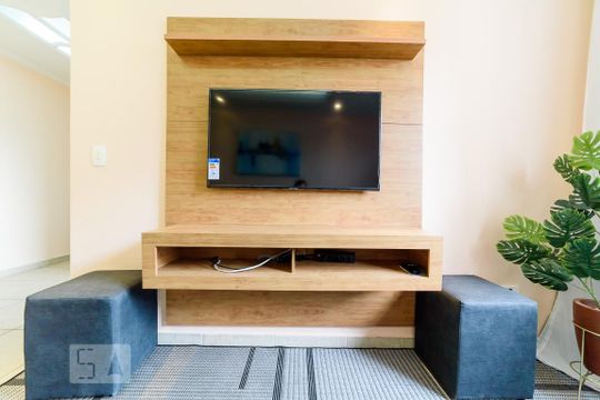 Sala de Estar -Tv de apartamento para alugar com 2 quartos, 80m² em Santa Paula, São Caetano do Sul