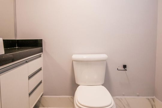 Banheiro da Suíte de apartamento para alugar com 1 quarto, 70m² em Centro, Campinas