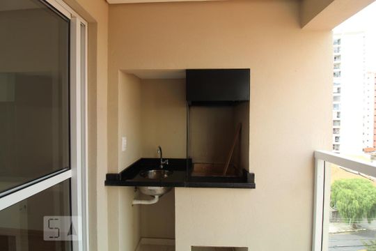 Varanda gourmet de kitnet/studio à venda com 1 quarto, 50m² em Rudge Ramos, São Bernardo do Campo