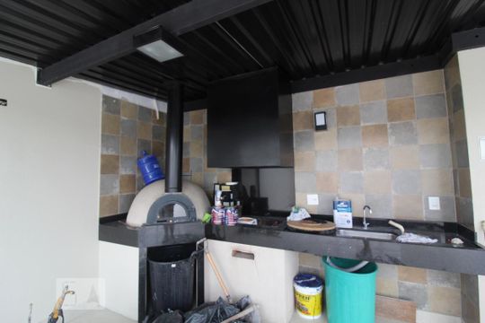 Área gourmet de kitnet/studio à venda com 1 quarto, 50m² em Rudge Ramos, São Bernardo do Campo