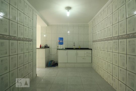 Cozinha de casa para alugar com 2 quartos, 60m² em Jardim Stella, Santo André