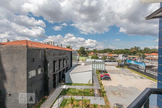 Vista da Sacada da Suite de apartamento para alugar com 1 quarto, 40m² em Brooklin, São Paulo