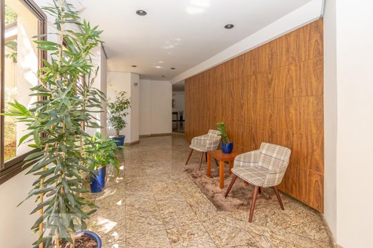 Hall de Entrada de apartamento para alugar com 1 quarto, 40m² em Brooklin, São Paulo