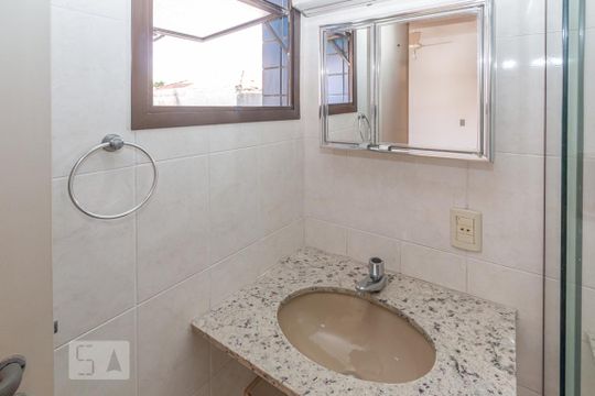 Banheiro da Suite de apartamento para alugar com 1 quarto, 40m² em Brooklin, São Paulo