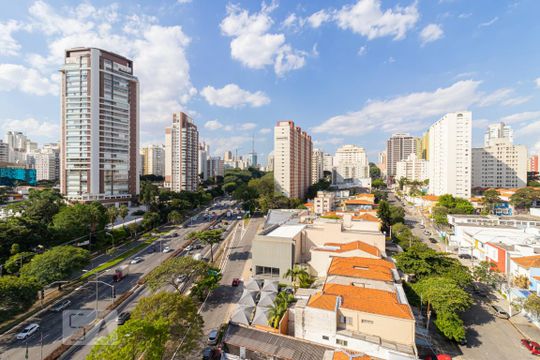 Vista da Sala de apartamento à venda com 1 quarto, 71m² em Vila Mariana, São Paulo