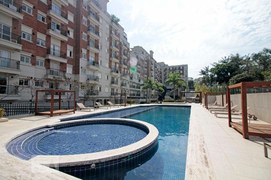 Área comum - Piscina de apartamento para alugar com 2 quartos, 89m² em Granja Viana, Cotia