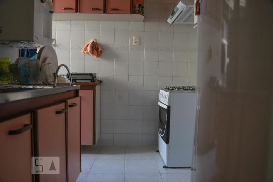 Cozinha de apartamento à venda com 2 quartos, 50m² em São Cristóvão, Rio de Janeiro