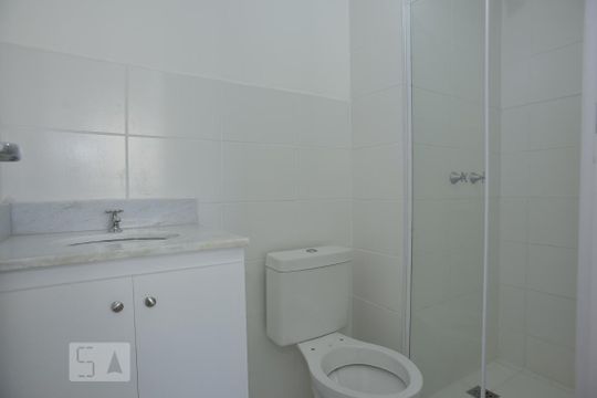 Banheiro da Suíte de apartamento à venda com 2 quartos, 52m² em Jacarepaguá, Rio de Janeiro