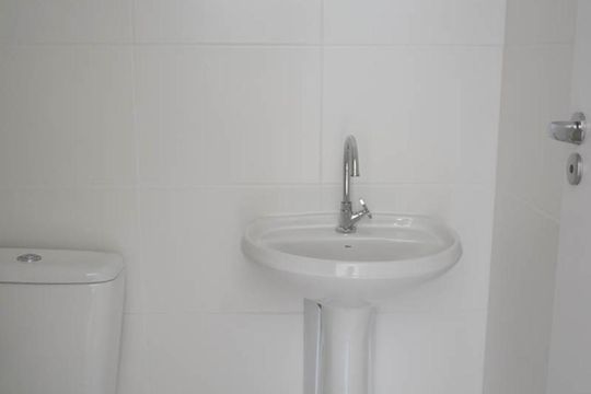 Banheiro Suíte de apartamento para alugar com 1 quarto, 35m² em Vila Palmeiras, São Paulo