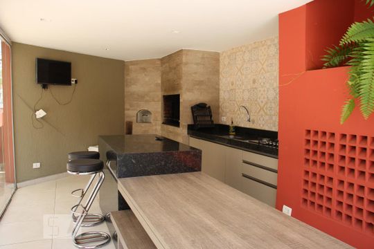 Área comum - Churrasqueira de apartamento à venda com 5 quartos, 211m² em Jardim do Mar, São Bernardo do Campo