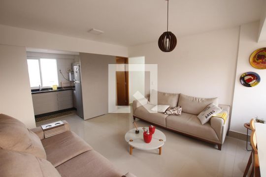 Sala de apartamento para alugar com 3 quartos, 89m² em Jardim América, Goiânia