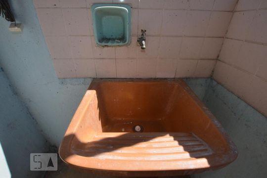 Área de Serviço de kitnet/studio para alugar com 1 quarto, 30m² em Olaria, Rio de Janeiro
