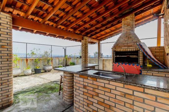 Churrasqueira de apartamento para alugar com 1 quarto, 44m² em República, São Paulo