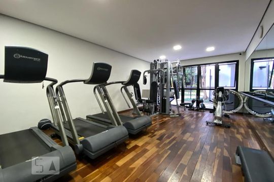 Área comum - Academia de apartamento à venda com 1 quarto, 45m² em Vila Andrade, São Paulo