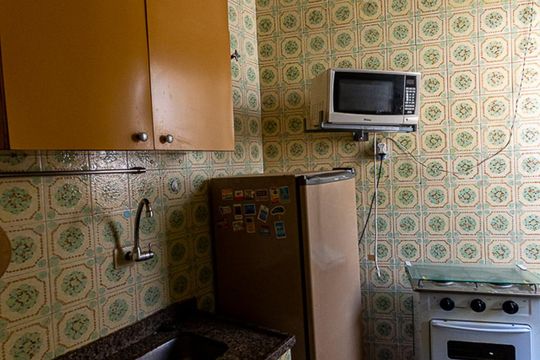 Cozinha de apartamento para alugar com 1 quarto, 48m² em Centro, Niterói