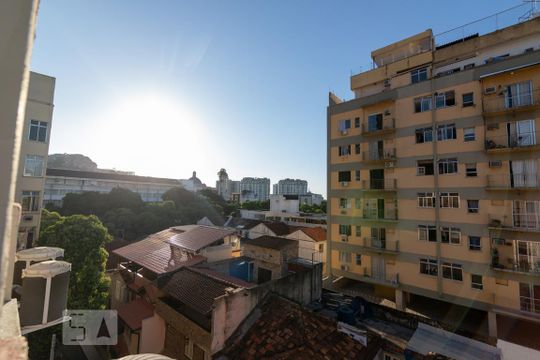 Vista da Sala de apartamento para alugar com 2 quartos, 115m² em Rio Comprido, Rio de Janeiro