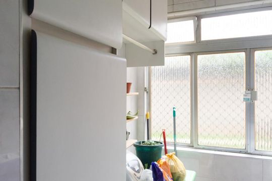 Área de serviço de apartamento à venda com 2 quartos, 56m² em Demarchi, São Bernardo do Campo