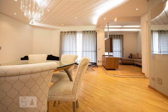 Sala de Jantar de apartamento à venda com 4 quartos, 135m² em Jardim Anália Franco, São Paulo