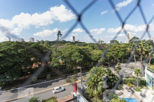 Varanda da Sala Vista de apartamento à venda com 4 quartos, 135m² em Jardim Anália Franco, São Paulo