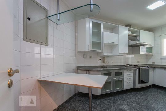 Cozinha - Armários de apartamento à venda com 4 quartos, 135m² em Jardim Anália Franco, São Paulo