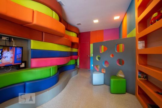 Área comum - brinquedoteca de kitnet/studio para alugar com 1 quarto, 49m² em Vila Cordeiro, São Paulo