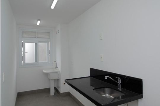 Cozinha de apartamento à venda com 1 quarto, 46m² em Centro, Canoas