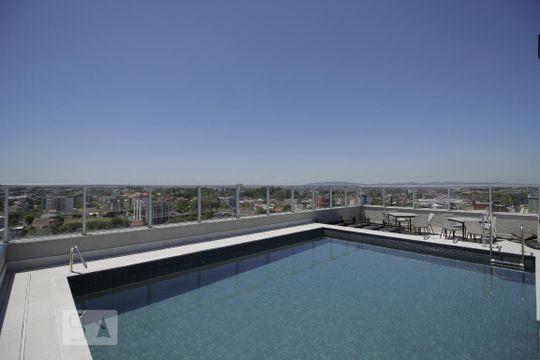 Área comum - Piscina de apartamento à venda com 1 quarto, 46m² em Centro, Canoas