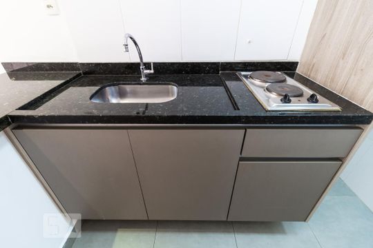 Cozinha de kitnet/studio à venda com 1 quarto, 47m² em Vila Buarque, São Paulo