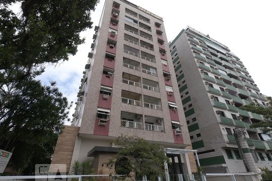 Fachada de apartamento para alugar com 1 quarto, 45m² em Campo Grande, Santos