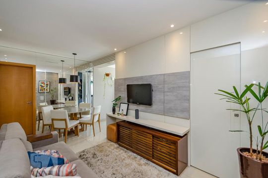 Sala de apartamento para alugar com 2 quartos, 63m² em Buritis, Belo Horizonte