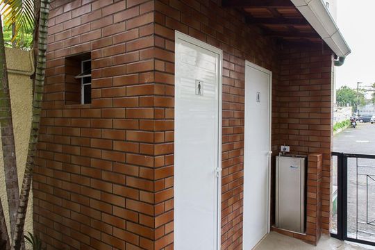 Área comum - Banheiro da Piscina de apartamento para alugar com 3 quartos, 64m² em Tatuapé, São Paulo