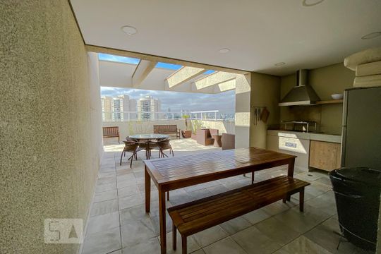 Área comum - Churrasqueira de kitnet/studio à venda com 1 quarto, 33m² em Vila Prudente, São Paulo