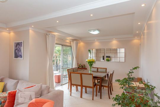 Sala de apartamento à venda com 3 quartos, 129m² em Vila Congonhas, São Paulo
