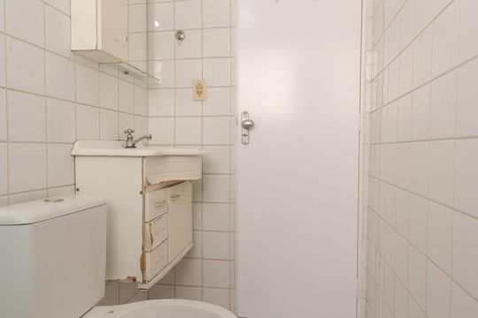 Banheiro da Suíte de apartamento à venda com 3 quartos, 70m² em Vila Proost de Souza, Campinas