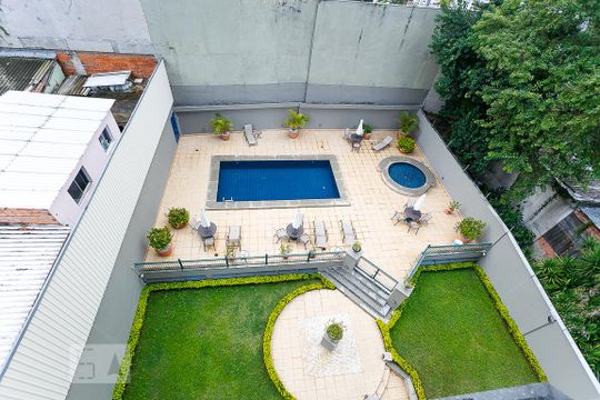Área comum - Piscina de apartamento à venda com 2 quartos, 123m² em Real Parque, São Paulo