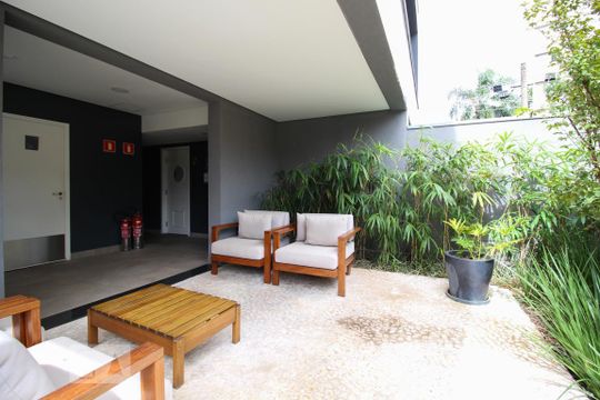 Área comum de kitnet/studio à venda com 1 quarto, 26m² em Vila Olímpia, São Paulo