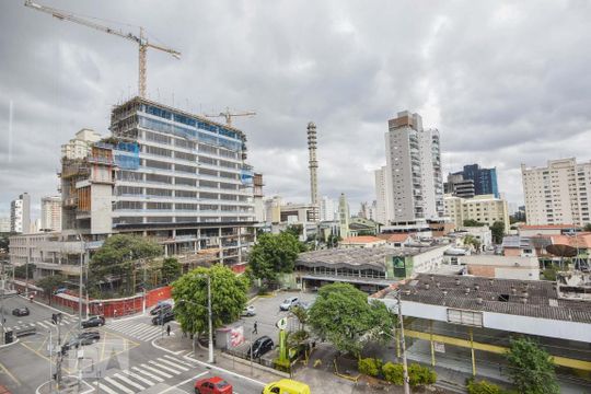 Vista Sala de apartamento para alugar com 1 quarto, 75m² em Itaim Bibi, São Paulo