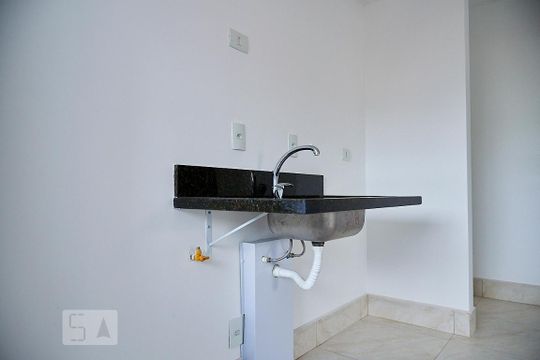 Cozinha de apartamento para alugar com 2 quartos, 53m² em Vila Tibiriçá, Santo André