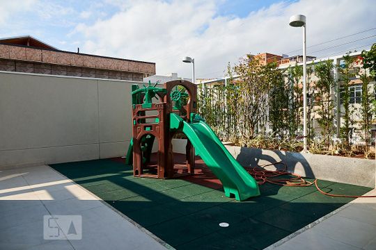 Área Comum - Playground de apartamento para alugar com 2 quartos, 53m² em Vila Tibiriçá, Santo André