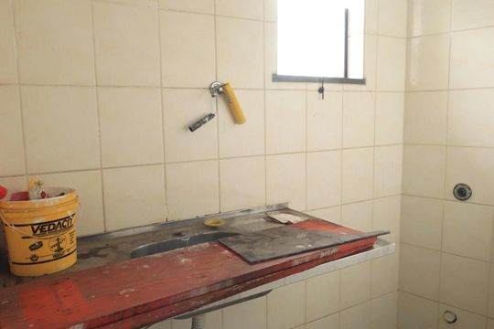Cozinha de apartamento à venda com 1 quarto, 70m² em Parque das Nações, Santo André