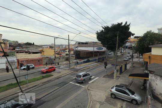Vista da Sala de apartamento à venda com 1 quarto, 70m² em Parque das Nações, Santo André