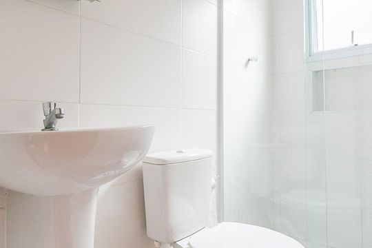Banheiro 2 de apartamento para alugar com 3 quartos, 76m² em Vila Lageado, São Paulo
